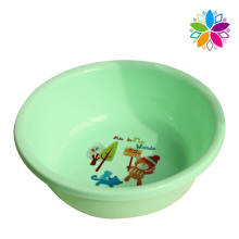 Cartoon Design Round Plastic Washing Basin (SLP019)